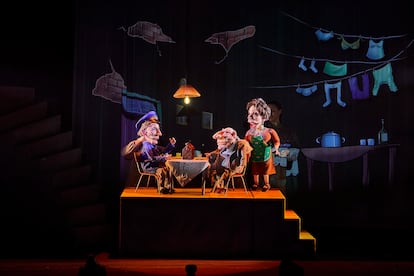 Escena de la obra 'El verdugo marionetas'. Fotografía: José Luis GUTIÉRREZ