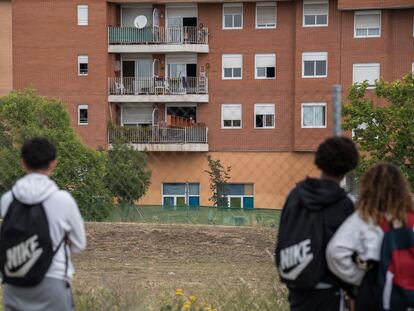 Viviendas ocupadas ilegalmente en Alcobendas, en una foto de archivo.