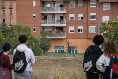 Viviendas ocupadas ilegalmente en Alcobendas, en una foto de archivo.