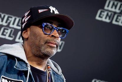 Spike Lee apresenta seu filme em Madri.