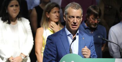 El lehendakari y candidato a la reelección por el PNV, Íñigo Urkullu.