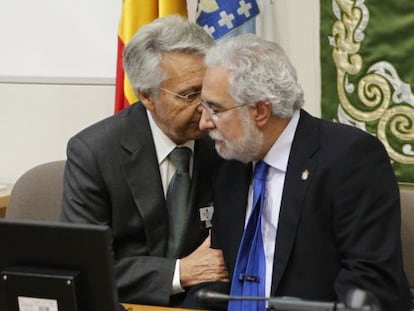 Julio Fern&aacute;ndez Gayoso en el Parlamento