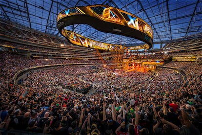 Over 80,000 attend the first night of WrestleMania 39 at SoFi Stadium in Inglewood, Calif., Saturday, April 1, 2023