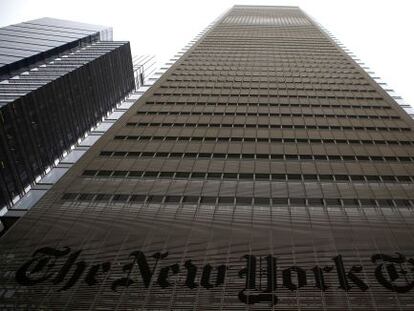 Edificio de 'The New York Times'.
