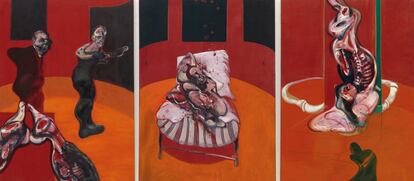 'Tres estudios para una crucifixión (Three Studies for a Crucifixion)', de Francis Bacon