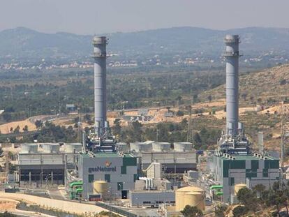 Central de ciclo combinado de Plana del Vent, en Vandell&oacute;s (Tarragona).