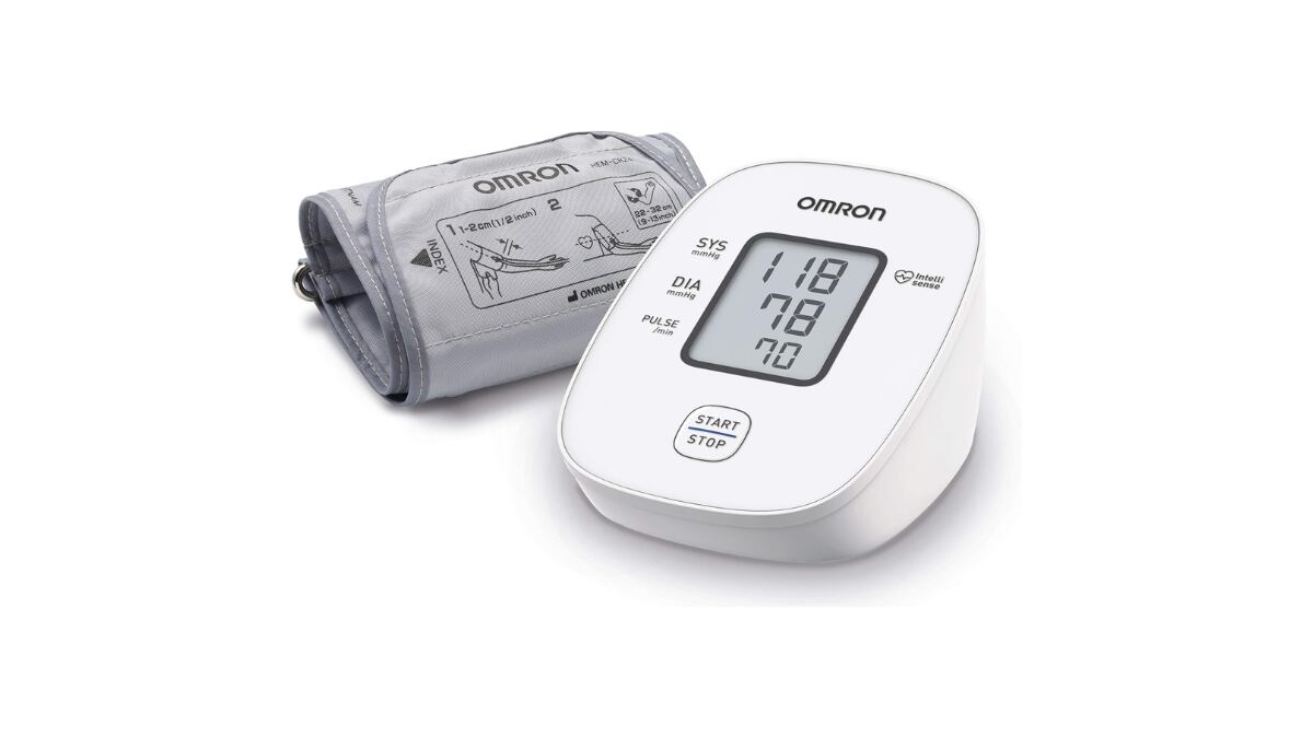 Digital blood pressure monitor. 