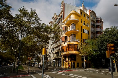 Casa Planells del arquitecto Josep Jujol, en la Diagonal de Barcelona.