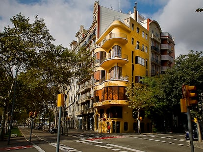 Casa Planells del arquitecto Josep Jujol, en la Diagonal de Barcelona.