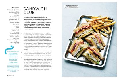 Receta del sándwich club, en el interior de 'Bocata', de Jonas Cramby (Col&Col Ediciones). La fotografía es de Roland Persson.