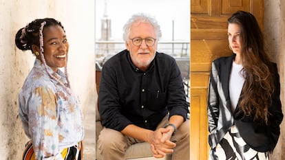 Afra Kane, Héctor Abad y Claudia Paredes