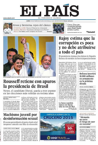 Brasil celebró elecciones presidenciales y Dilma Rousseff consiguió la reelección. Fue una votación apurada que puso de manifiesto que su presidencia deberá lidiar con un país dividido que necesita abordar reformas estructurales esenciales.<p> <b>Noticia</b>: <a href="http://internacional.elpais.com/internacional/2014/10/26/actualidad/1414347329_713433.html" target="blank">Dilma Rousseff, reelegida por un estrecho margen</a>