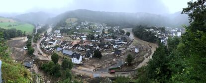 Vista aérea de Schuld (Alemania) el sábado 16 de julio. 