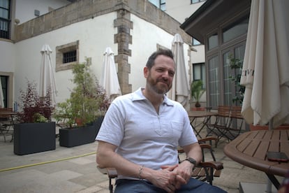 Joe Abercrombie, la semana pasada en Avilés, a su paso por el festival Celsius 232.