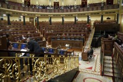 El pleno del Congreso celebrado este martes.