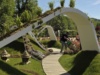 un tramo del festival de jardines