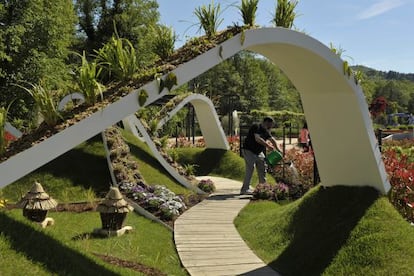 un tramo del festival de jardines