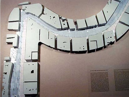 Maqueta del proyecto de Galí para la remodelación de Saint Patrick Street.