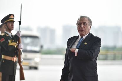 Michel Temer representando o Brasil no G-20.