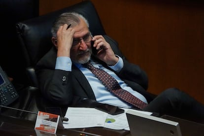 Adán Augusto López en el Senado de la República