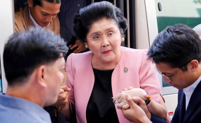 Imelda Marcos, exprimera dama de Filipinas, el pasado noviembre. 