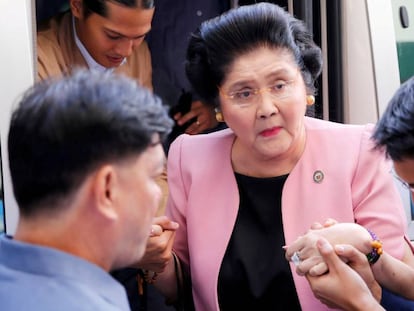 Imelda Marcos, exprimera dama de Filipinas, el pasado noviembre. 