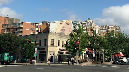 WASHINGTON. Marilyn retratada en el barrio de Adams Morgan. 