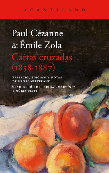 Portada de 'Cartas cruzadas (1858-1897)', de Paul Cézanne y Émile Zola.