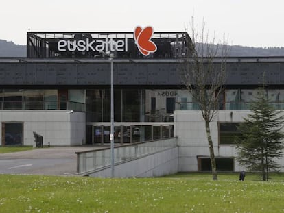 Sede central de Euskaltel, en el parque tecnológico de Zamudio, en Bizkaia.