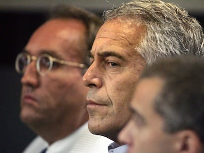 Jeffrey Epstein, en una comparecencia judicial en West Palm Beach (Florida), el 30 de julio de 2008.