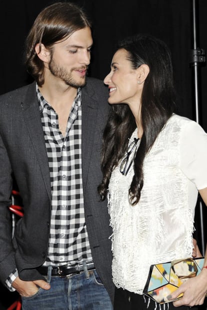 Kutcher y Moore, en una gala en Nueva York el pasado junio.