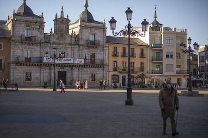 Plaza Mayor de Ponferrada (León).