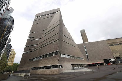 El edificio de la ampliación de la Tate Modern, en Londres.