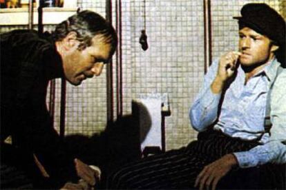 Paul Newman y Robert Redford, en una imagen de <i>El golpe.</i>