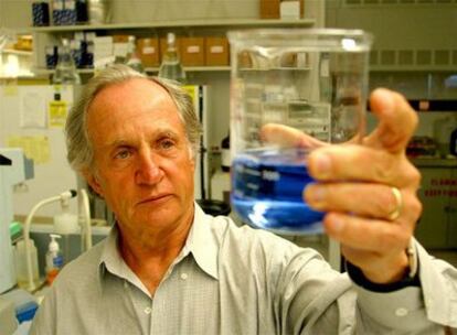 El genetista Mario Capecchi, en un laboratorio de la Universidad de Utah.
