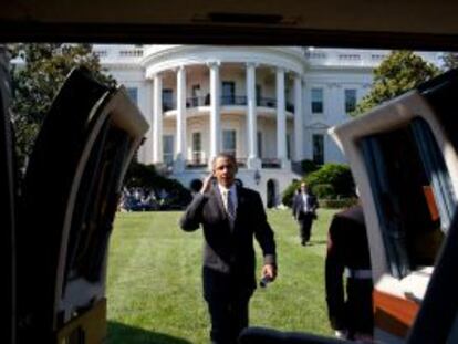 El presidente de EE UU, Barack Obama, en la Casa Blanca.