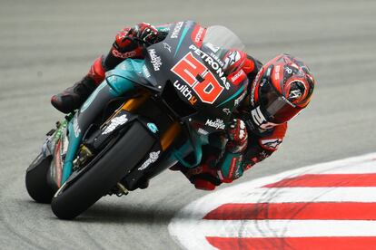 Fabio Quartararo en Montmeló