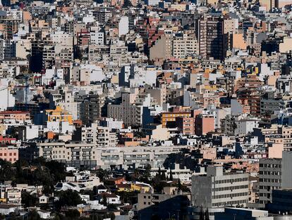 Vista aérea de Palma, la capital de Baleares, el 12 de abril.