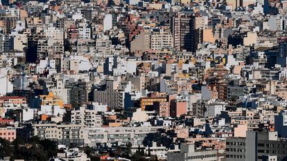 Vista aérea de Palma, la capital de Baleares, el 12 de abril.