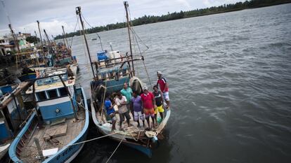 Os pescadores de PIaçabuçu contam que tem de ir cada vez mais mar adentro para poder pescar, já que muitas das espécies que viviam no rio não sobreviveram à alta concentração de sal na água. 