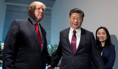 El presidente de Estados Unidos, Donald Trump, y el presidente de China, Xi Jinping, en 2017. 