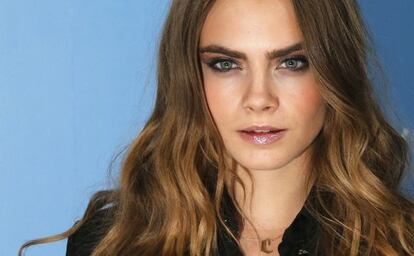 La exmodelo Cara Delevingne.