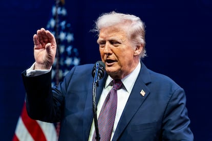 Donald Trump, en el Museo de la Biblia en Washington, DC, el 8 de septiembre de 2025.