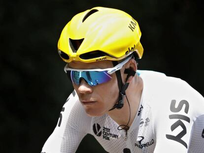 Froome, durante la 4ª etapa.