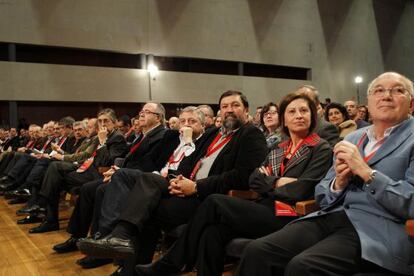 Elena Espinosa durante el discurso de Pachi V&aacute;zquez 