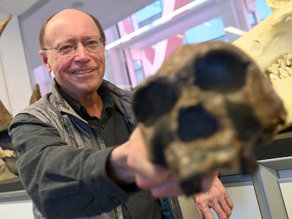 El paleoantropólogo Tim White en una entrevista con este periódico celebrada en Burgos en 2022.