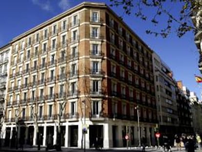 Edificio del número 23 de la calle Serrano de Madrid que acoge la décimotercera tienda emblemática o 'flagship store' de la firma Inditex. EFE/Archivo