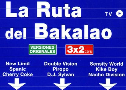 Portada del recopilatorio &#039;La Ruta del Bakalao&#039; (1999, Vale Music).