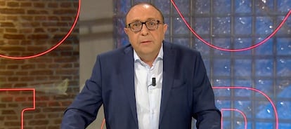 El periodista Teo Lozano, en un programa de La Sexta.