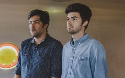 Carlos Pardo i Teo Guillem, membres de l'estuid Dvein.